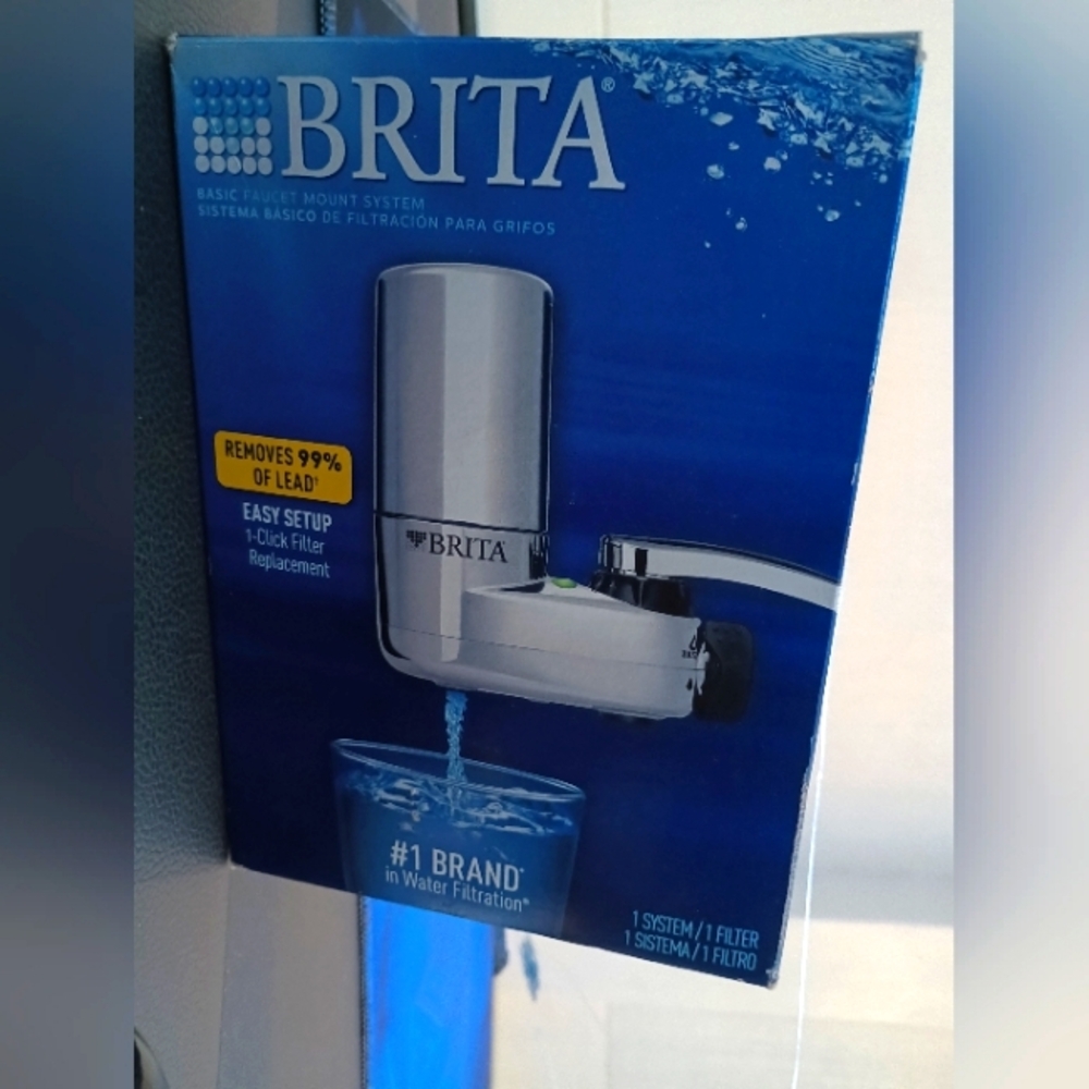 Brita Basic Faucet Filtration System - Chrome, One Filter Only